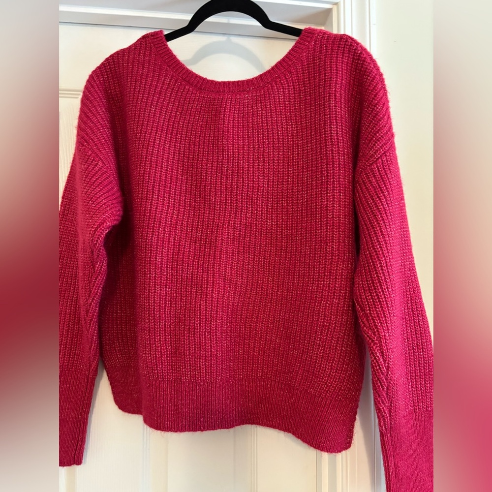 Express Vibrant Pink Sweater